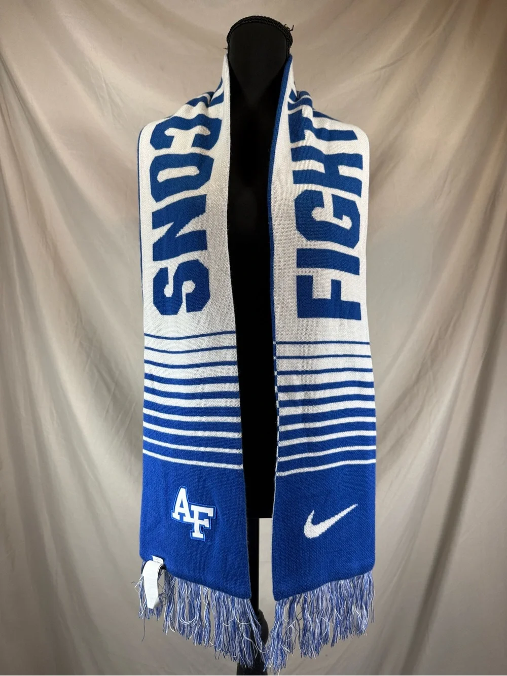 Nike Air Force Falcons Space Force Rivalry Scarf Blue- One Size